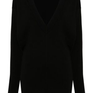 Saint Laurent V-neck wool dress