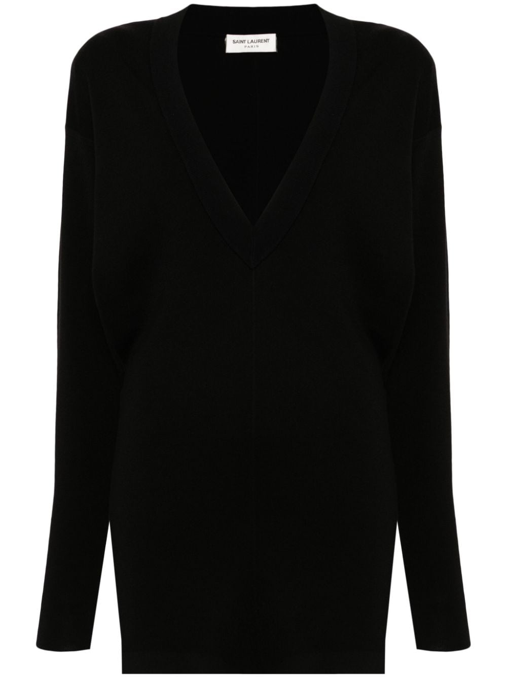 Saint Laurent V-neck wool dress