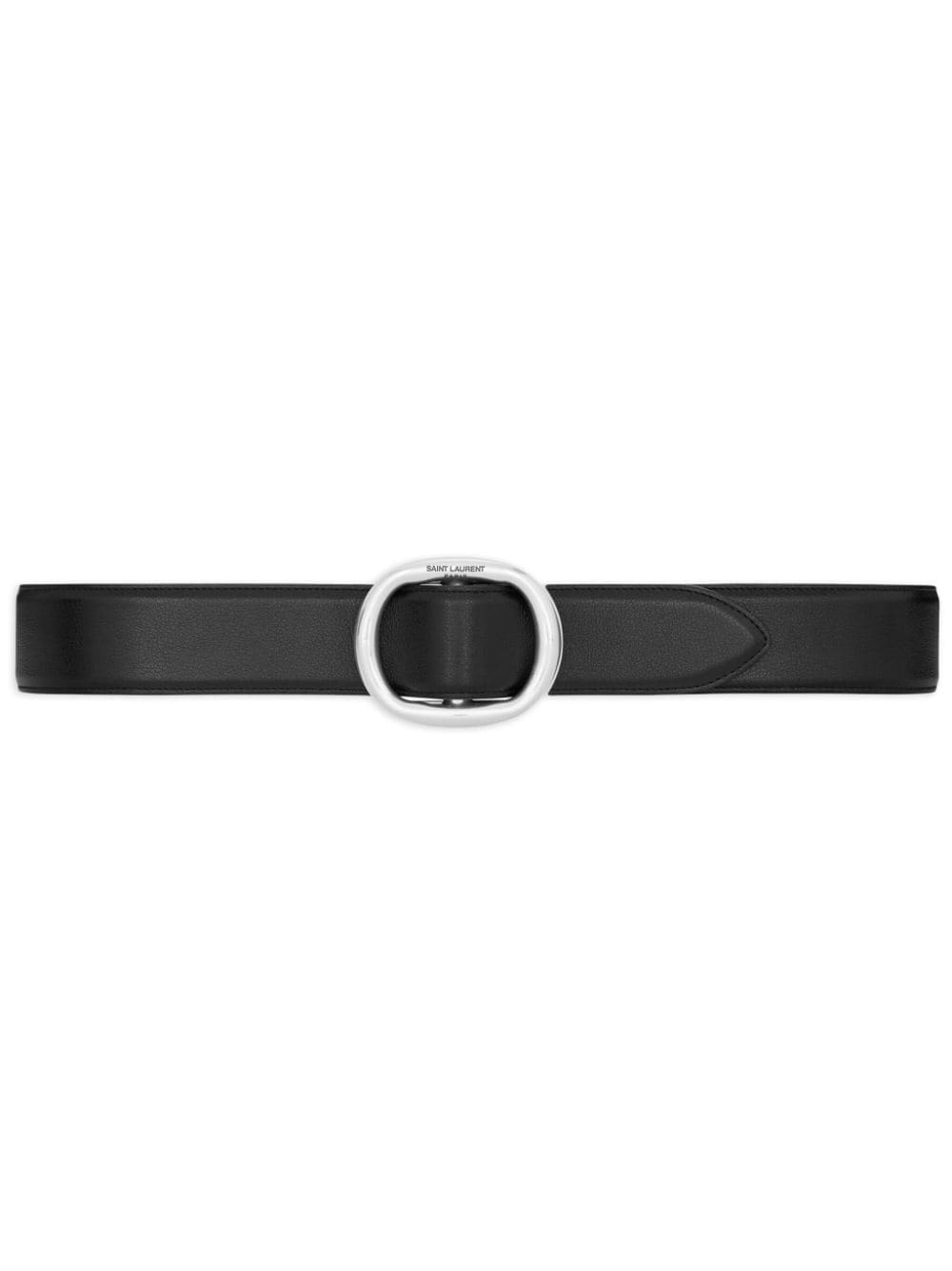 Louis Vuitton logo-engraved leather belt