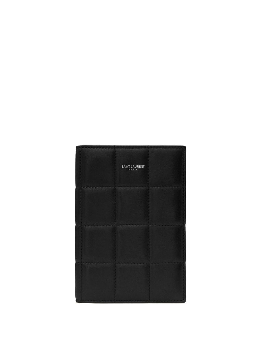 Saint Laurent quilted grained leather passport case - Image 2