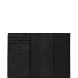 Saint Laurent quilted grained leather passport case