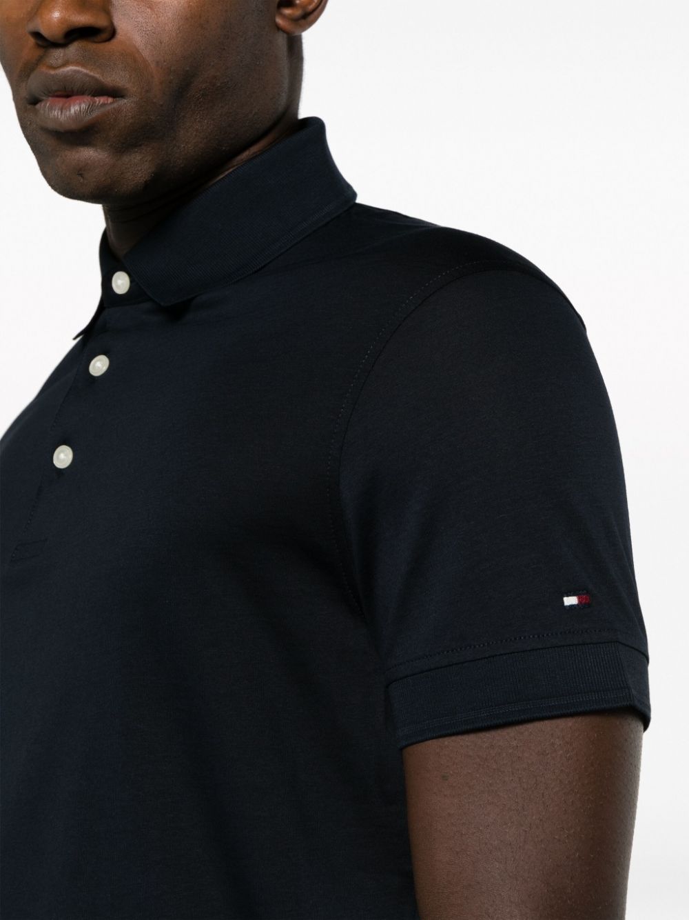 Tommy Hilfiger logo-embroidered cotton polo shirt - Image 5