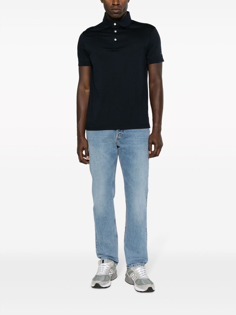 Tommy Hilfiger logo-embroidered cotton polo shirt - Image 2