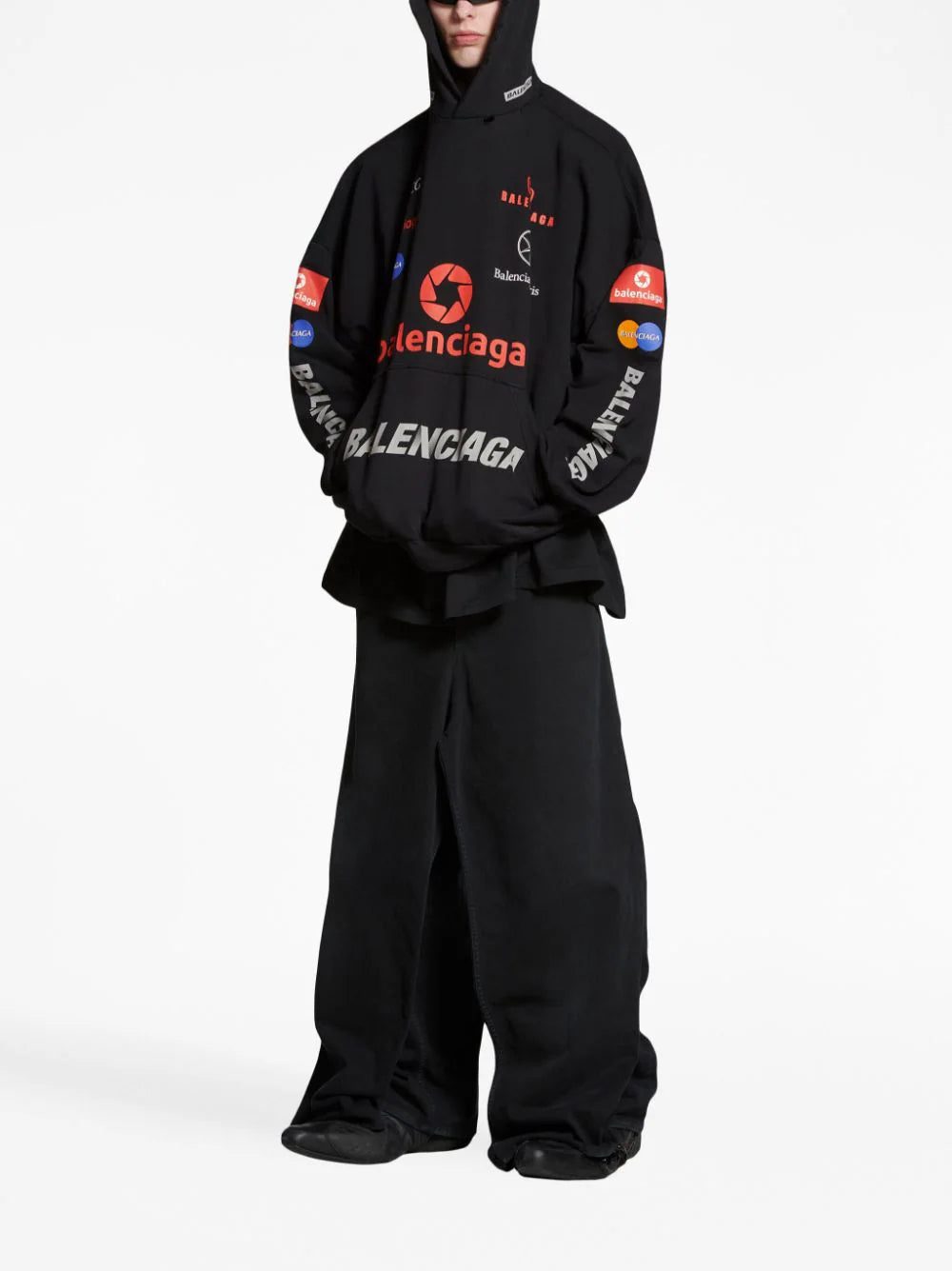 Balenciaga Top League logo-print hoodie - Image 2