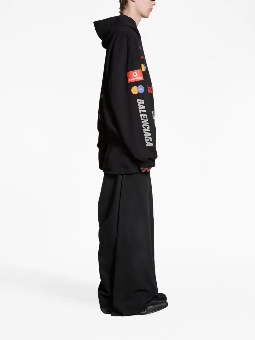 Balenciaga Top League logo-print hoodie - Image 4