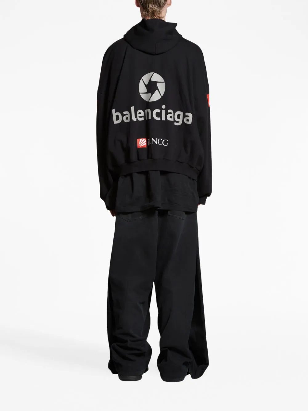 Balenciaga Top League logo-print hoodie - Image 3