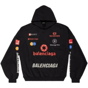 Balenciaga  Top League logo-print hoodie