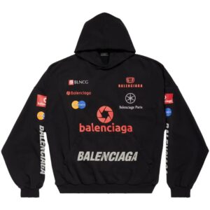 Balenciaga  Top League logo-print hoodie