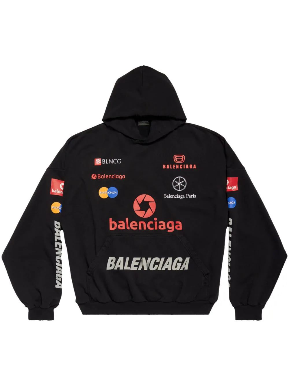 Balenciaga Top League logo-print hoodie