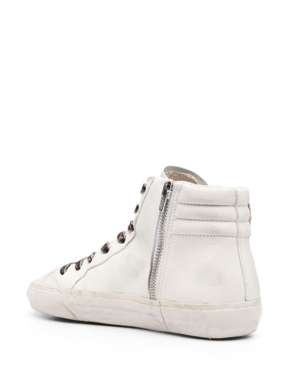 Golden Goose Slide crystal-embellished hi-top sneakers - Image 3