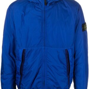 Stone Island  Compass-patch zip-up bomber jacket