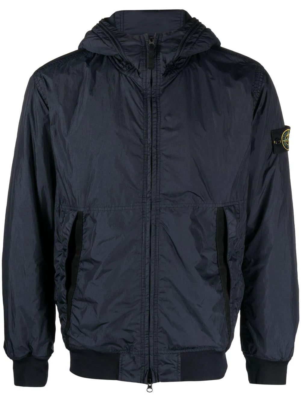 Stone Island Compass-patch zip-up jacket
