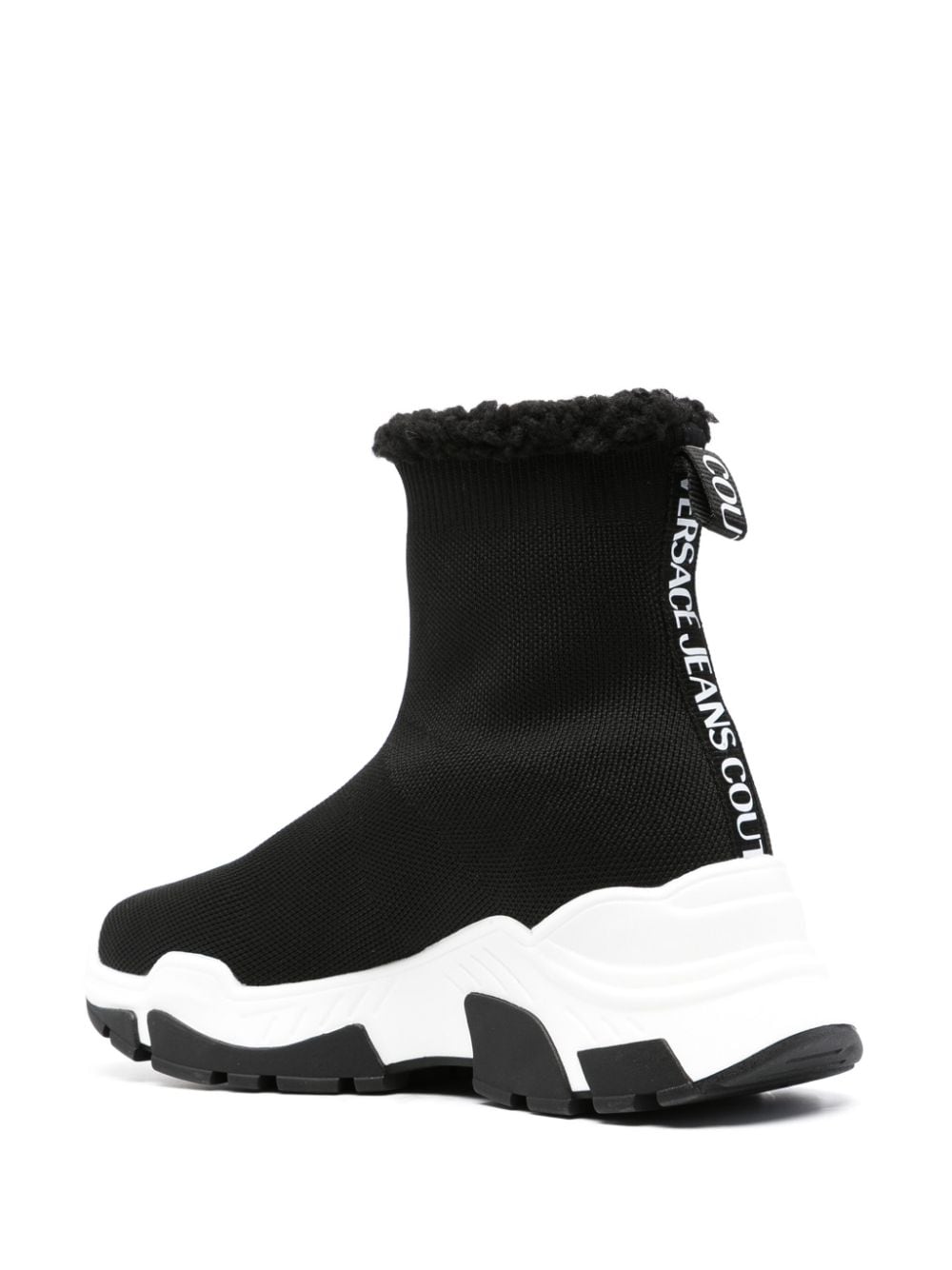 Versace Jeans Couture Berry knitted high-top sneakers - Image 3