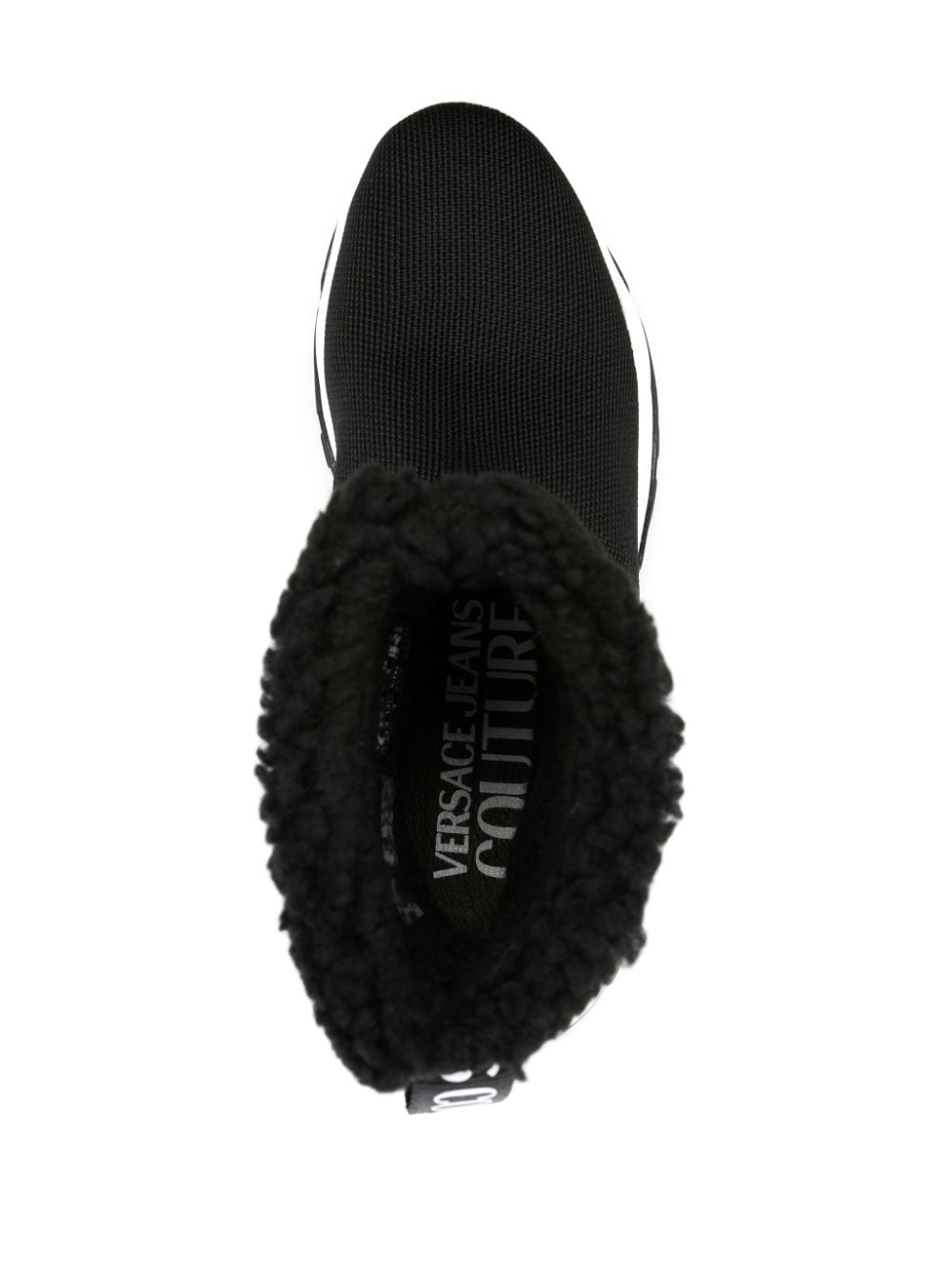 Versace Jeans Couture Berry knitted high-top sneakers - Image 4