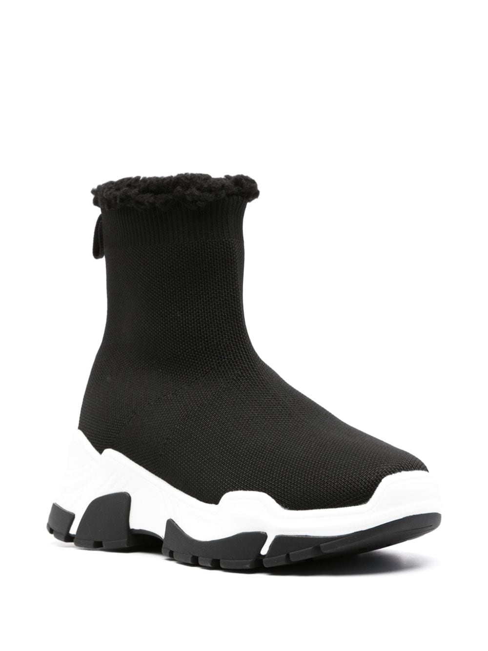 Versace Jeans Couture Berry knitted high-top sneakers - Image 2