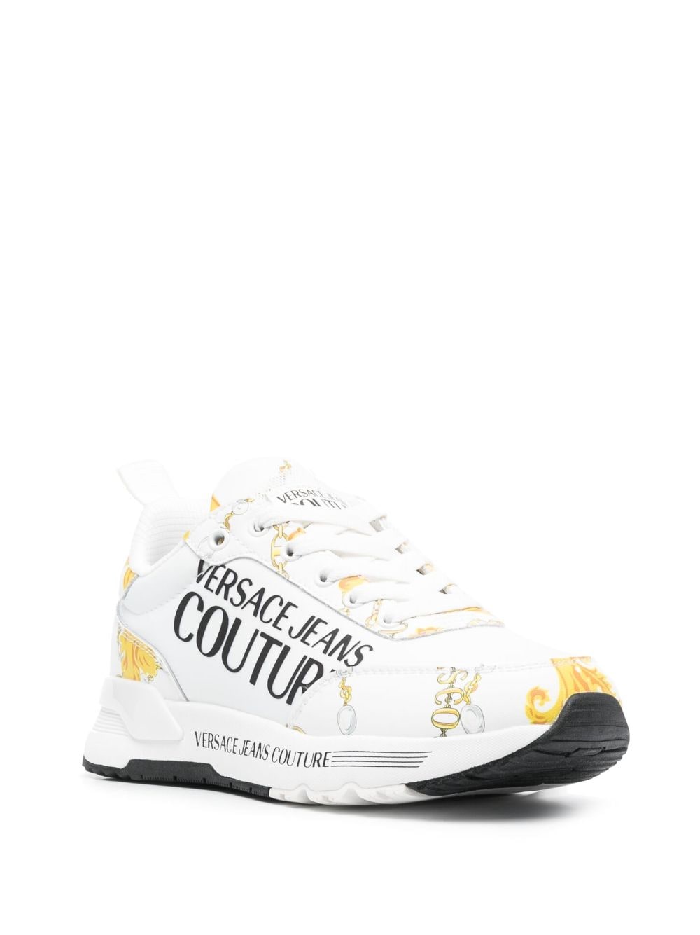 Versace Jeans Couture baroque-pattern low-top sneakers - Image 2