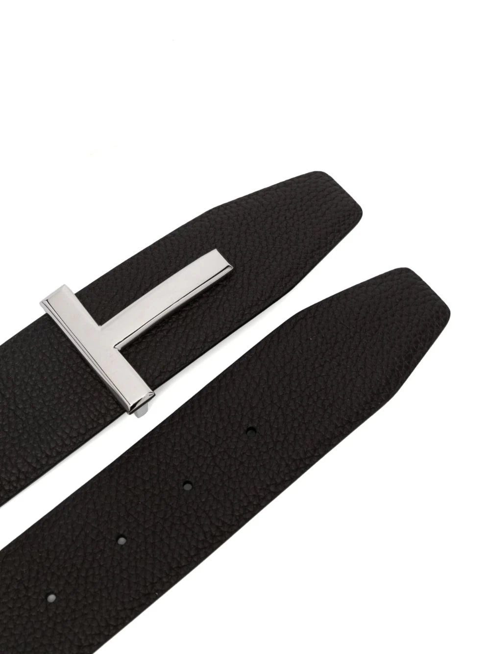 TOM FORD T-buckle reversible leather belt - Image 2