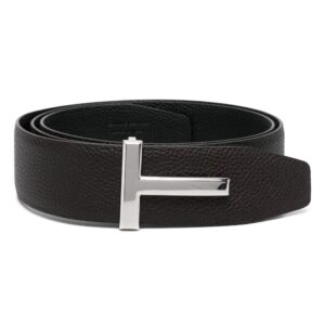 TOM FORD T-buckle reversible leather belt