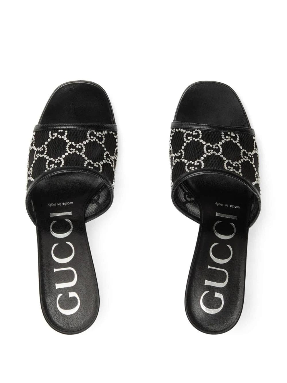 Gucci GG crystal-embellished 75mm sandals - Image 4