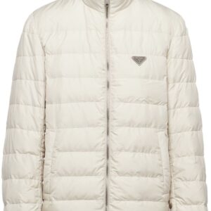 Prada triangle-logo padded jacket