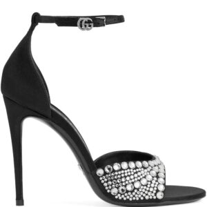 Gucci  100mm crystal-embellished sandals
