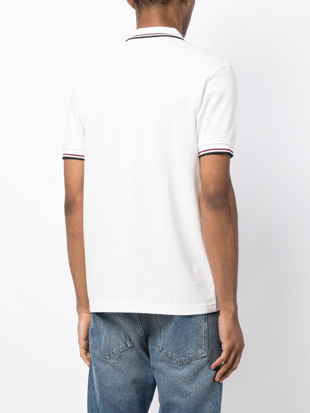 Fred Perry contrast-trim cotton polo shirt - Image 4