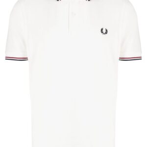 Fred Perry contrast-trim cotton polo shirt