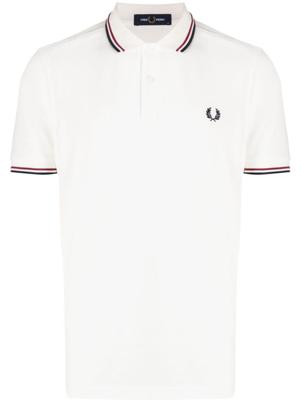 Fred Perry contrast-trim cotton polo shirt