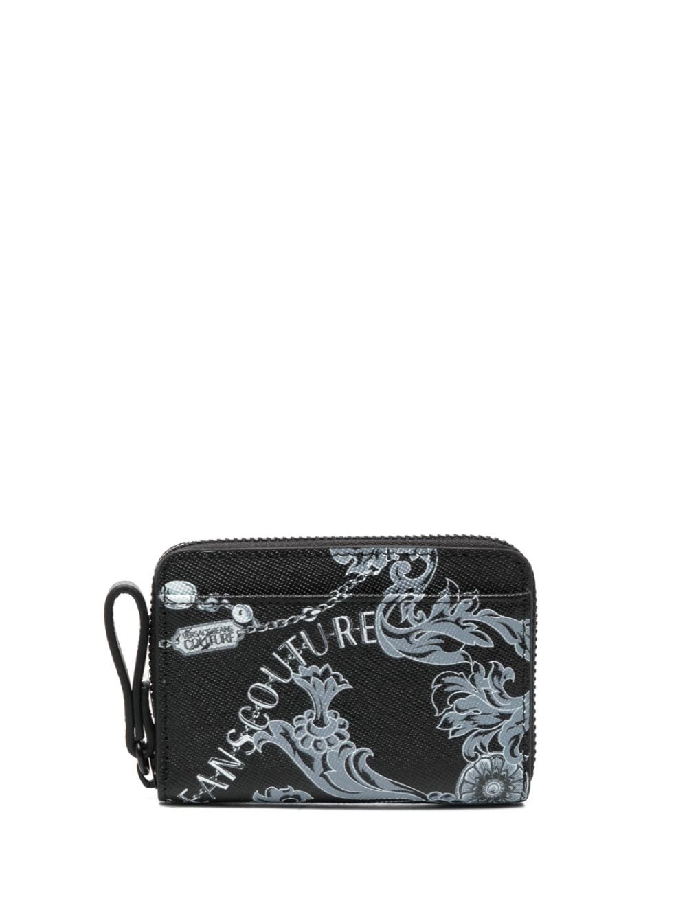 Versace Jeans Couture baroque-pattern leather wallet
