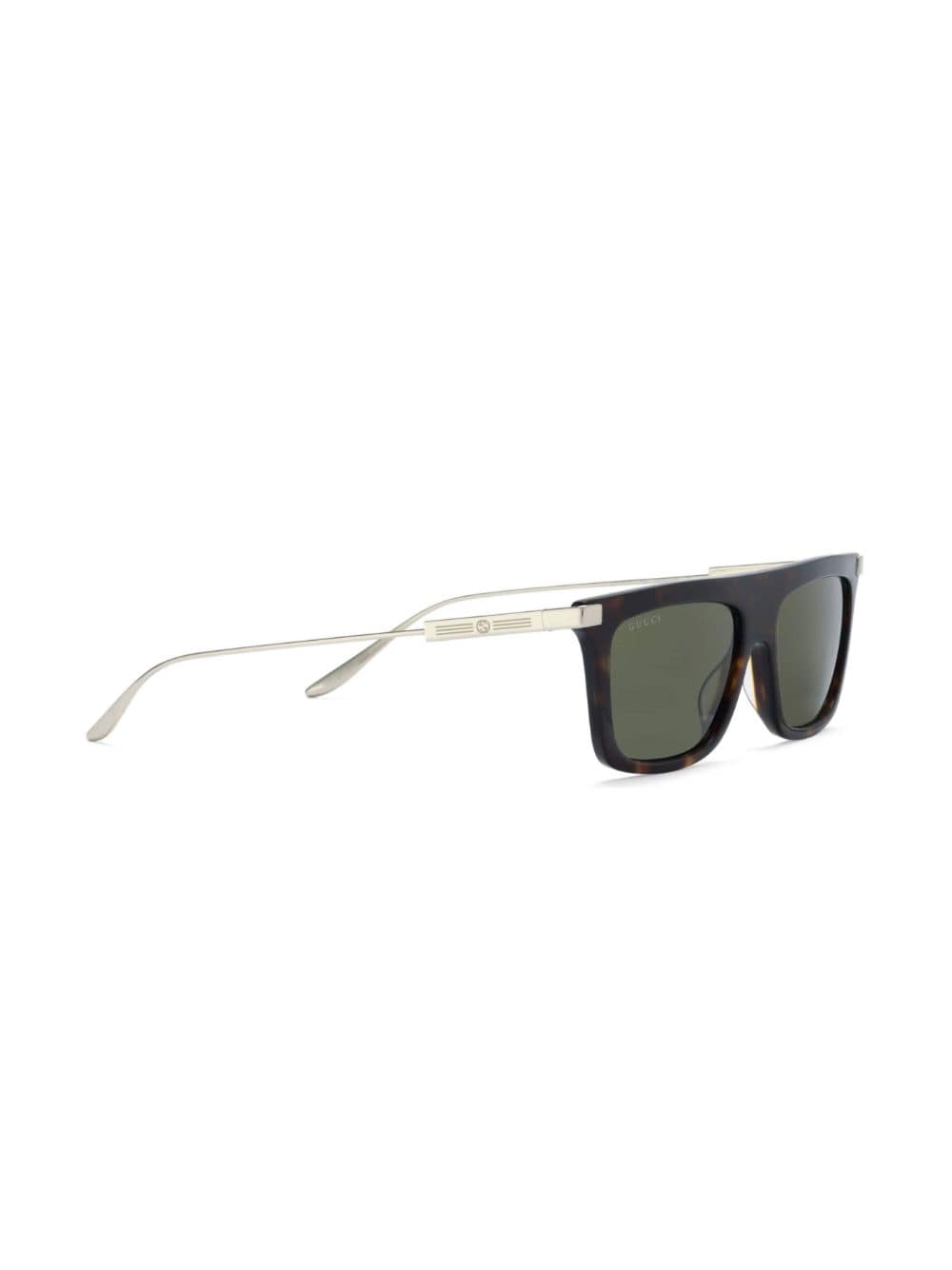 Gucci Eyewear tortoiseshell-effect rectangle-frame sunglasses - Image 2