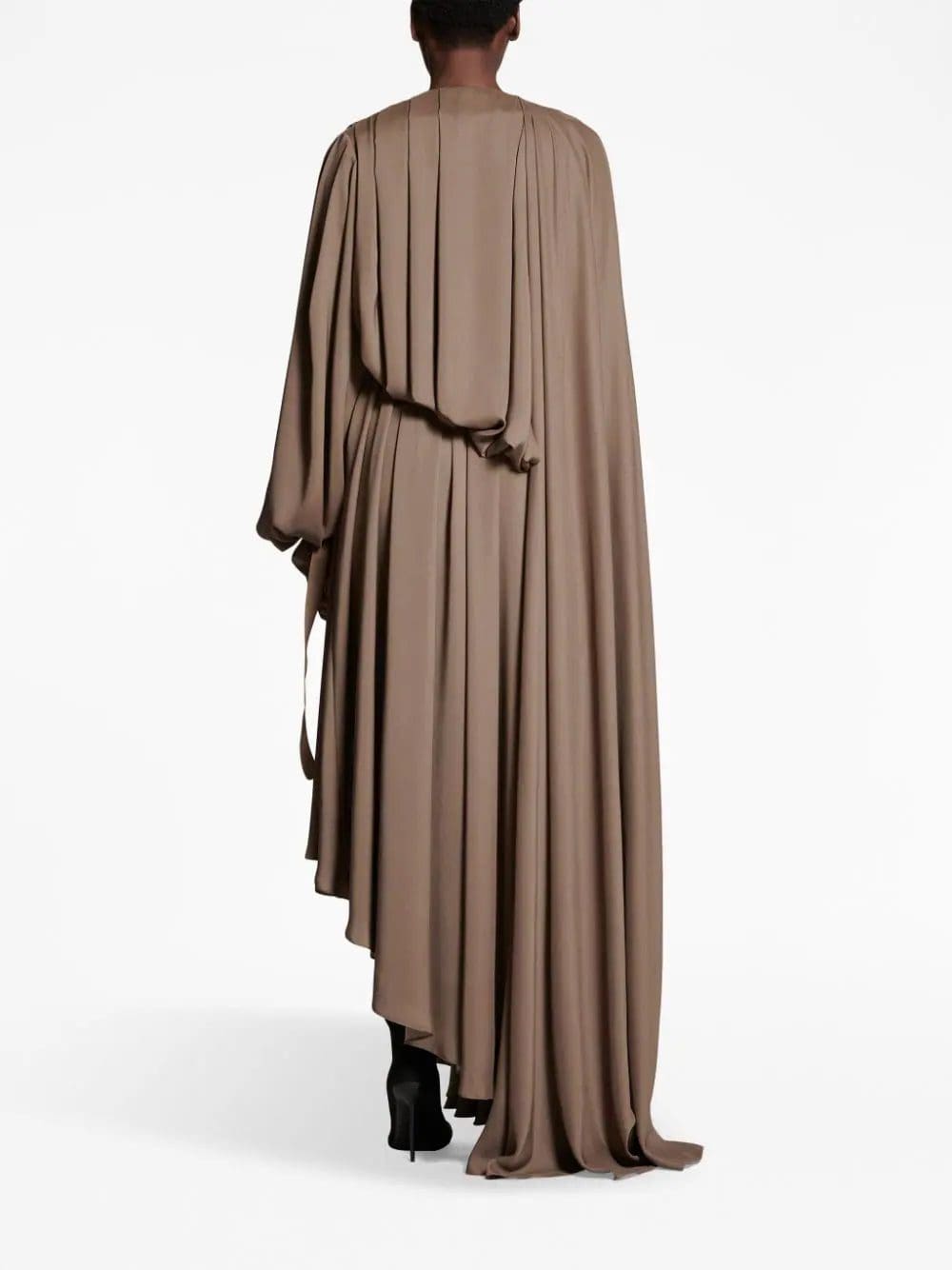 Balenciaga asymmetric draped maxi dress - Image 3