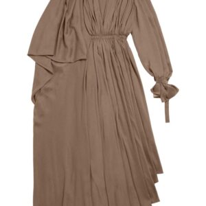 Balenciaga  asymmetric draped maxi dress