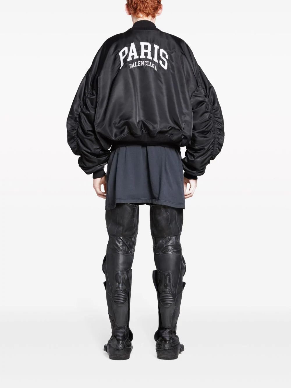 Balenciaga Paris oversized bomber jacket - Image 4