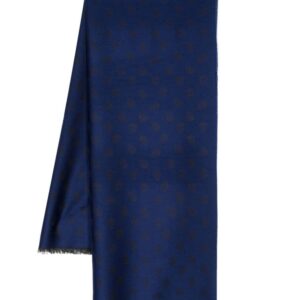 Alexander McQueen skull wool-silk scarf