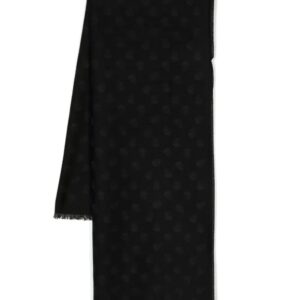 Alexander McQueen skull wool-silk scarf