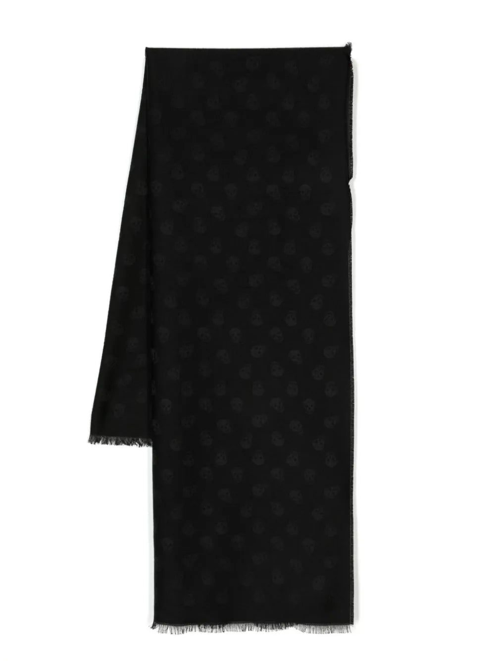 Alexander McQueen skull wool-silk scarf