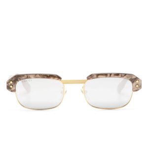 Gucci Eyewear logo-lettering rectangle-frame sunglasses