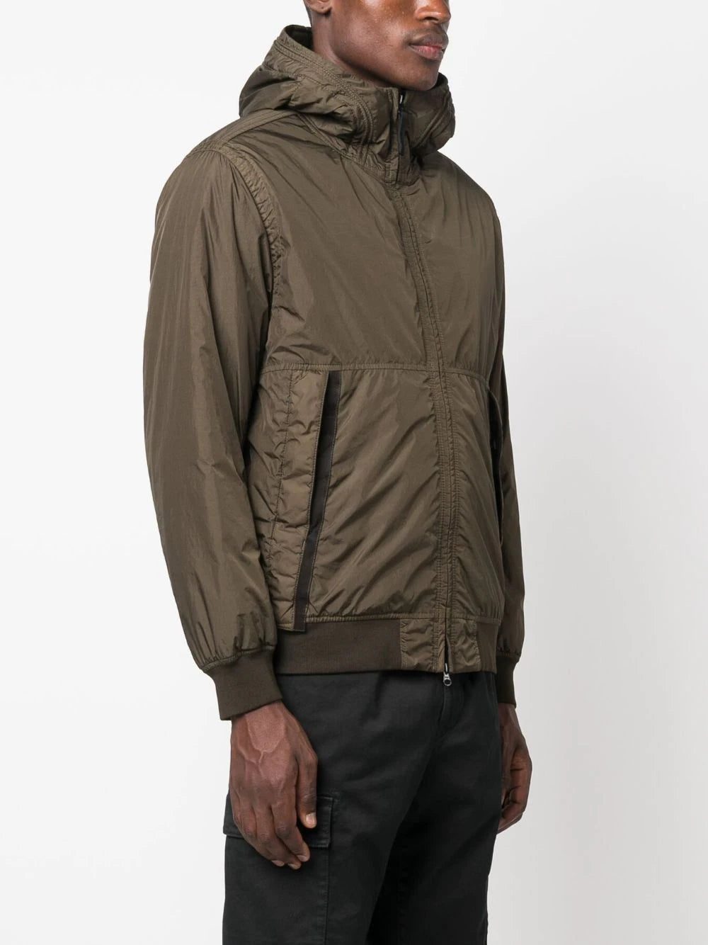 Stone Island Compass-patch zip-up jacket - Image 3