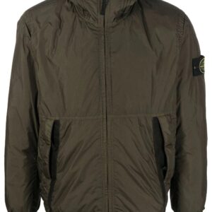 Stone Island  Compass-patch zip-up jacket