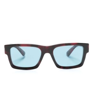 Prada Eyewear tortoiseshell-effect rectangle-frame sunglasses