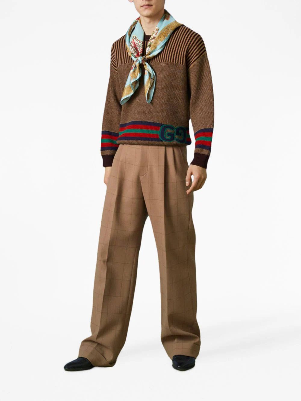 Gucci Double G striped wool jumper - Image 2