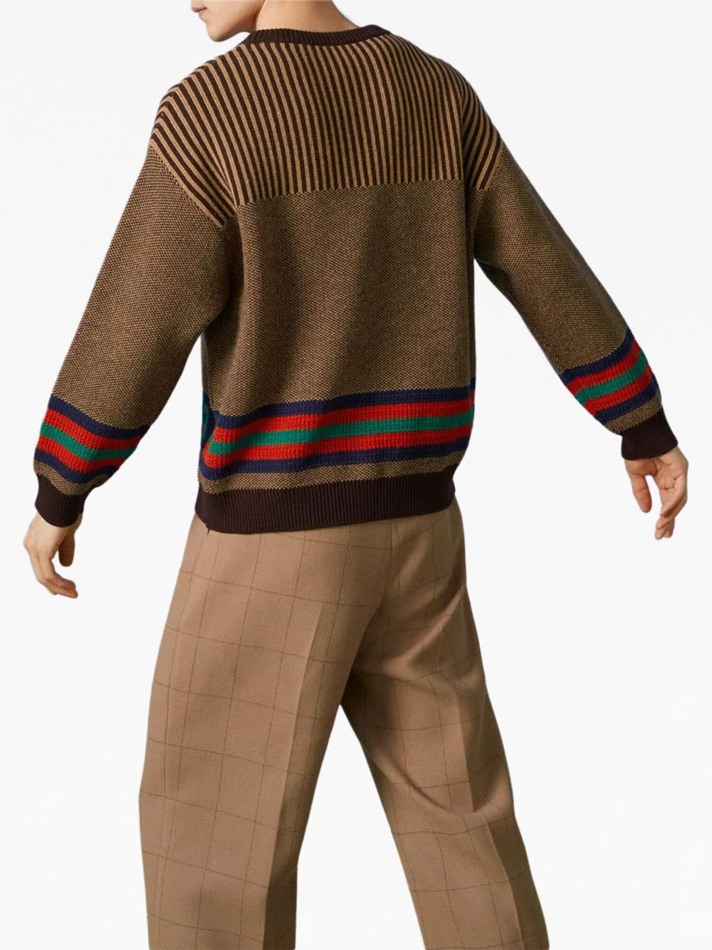 Gucci Double G striped wool jumper - Image 4