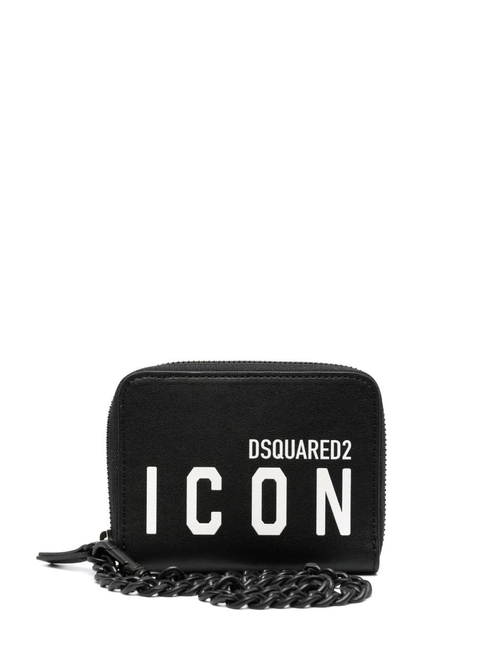 DSQUARED2 Icon logo-print leather wallet