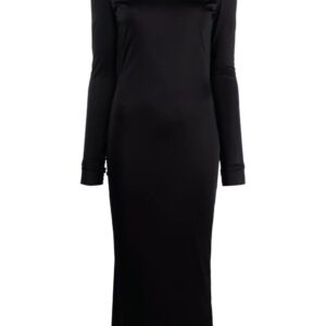 Versace x Dua Lipa knotted backless dress