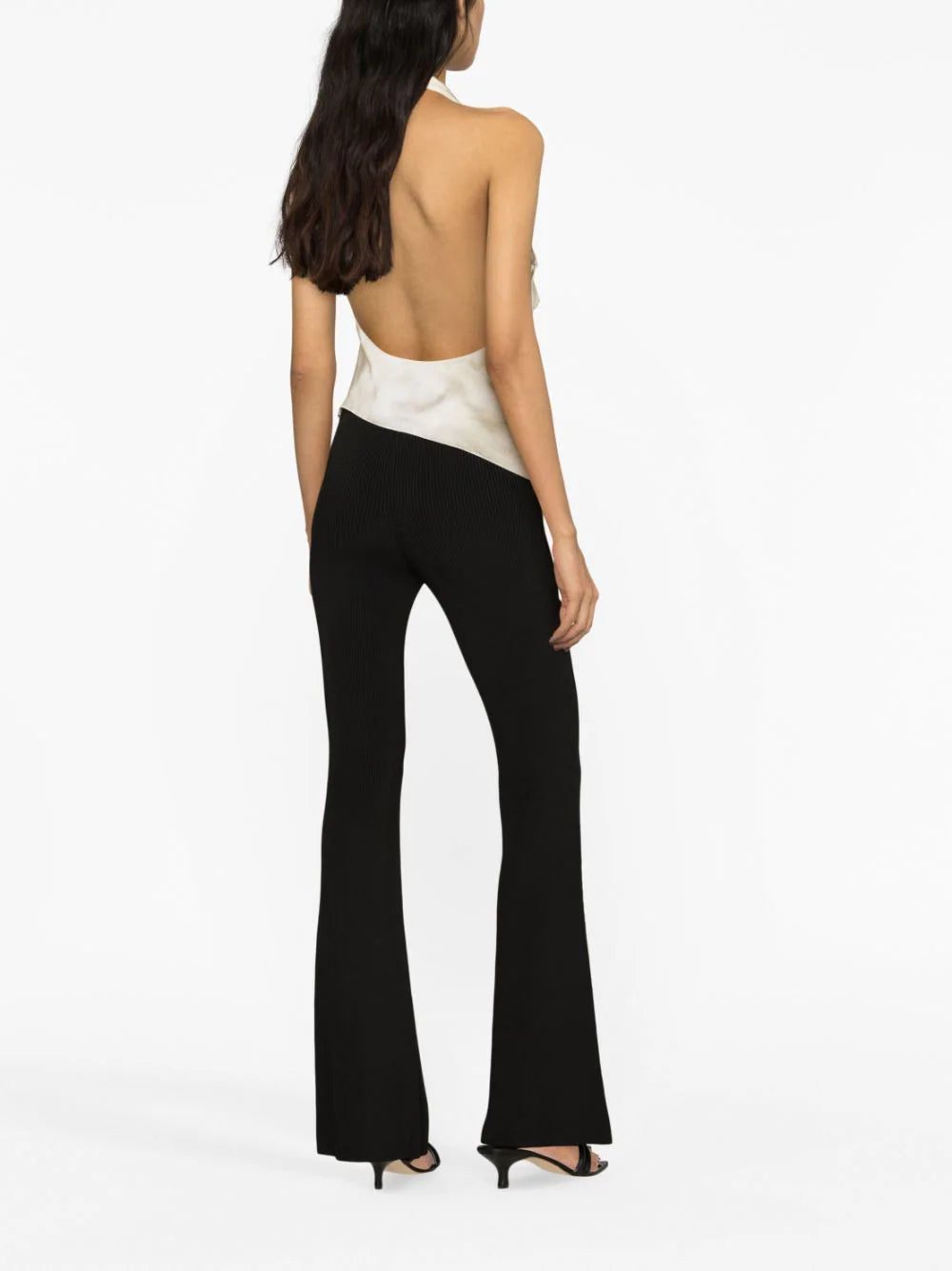 Stella McCartney ribbed-knit flared trousers - Image 3