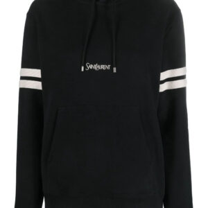 Saint Laurent  striped cotton hoodie