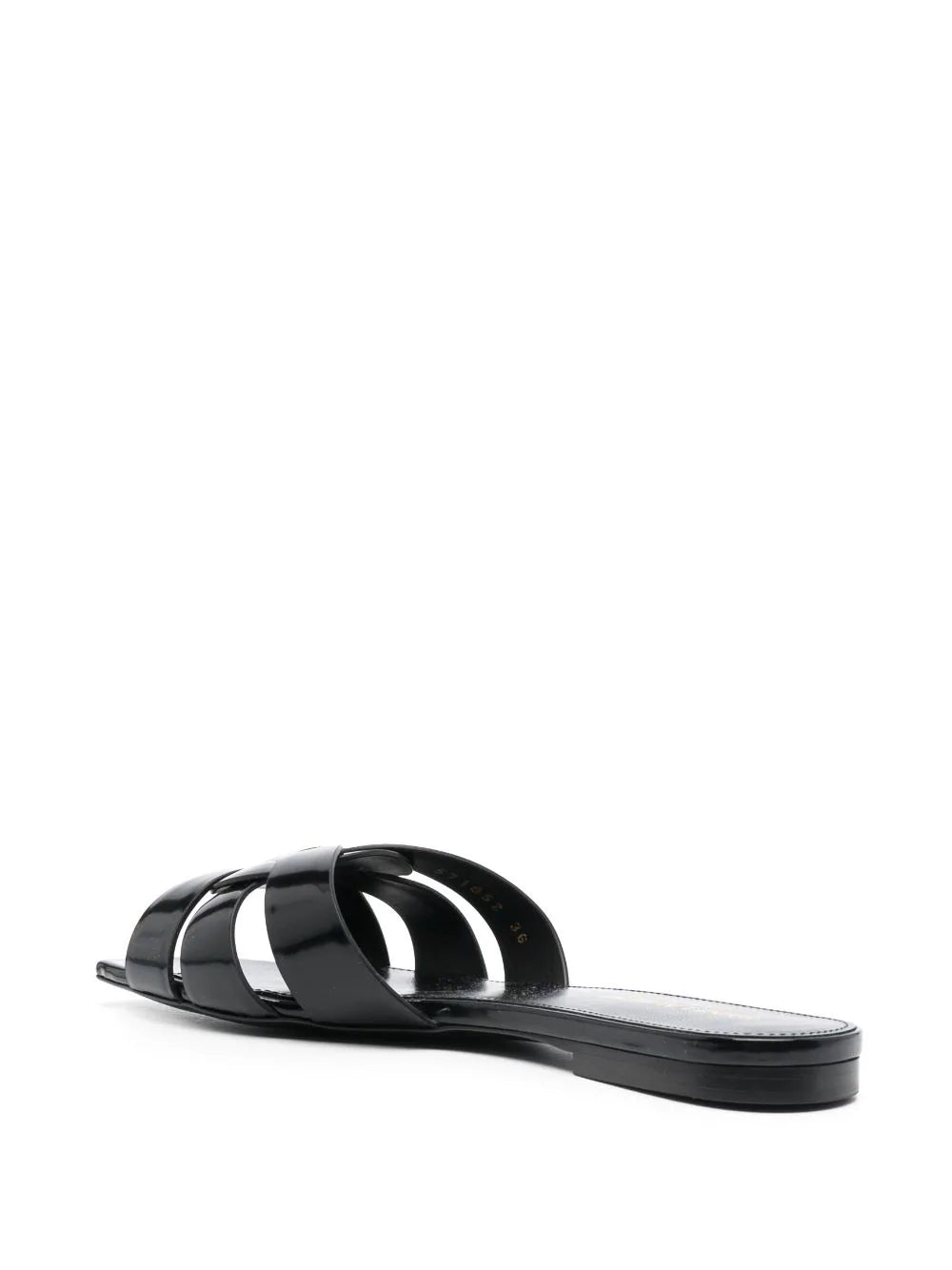 Saint Laurent Tribute leather flat sandals - Image 3