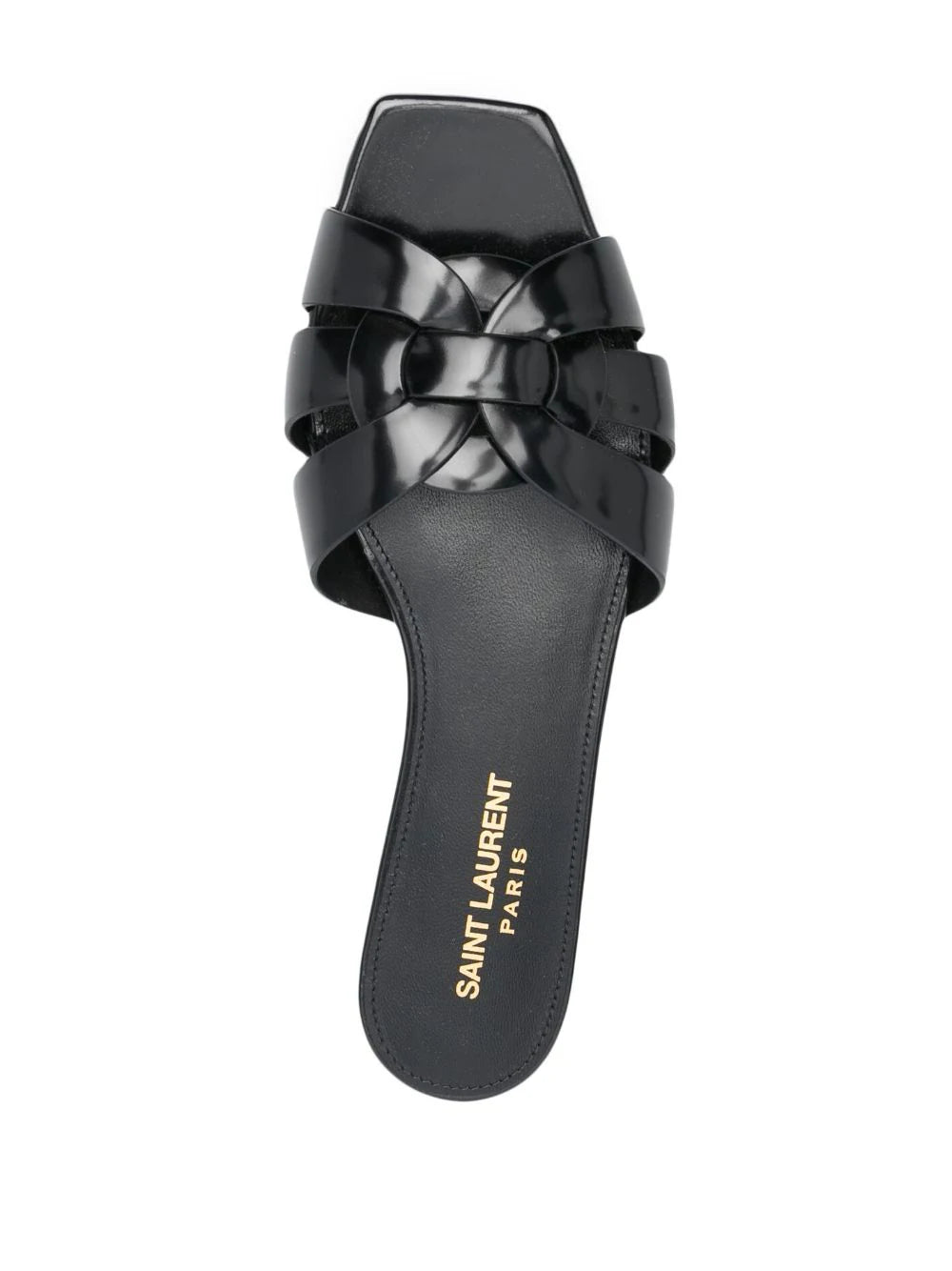 Saint Laurent Tribute leather flat sandals - Image 2