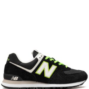 New Balance 574 "Black/White/Green" sneakers
