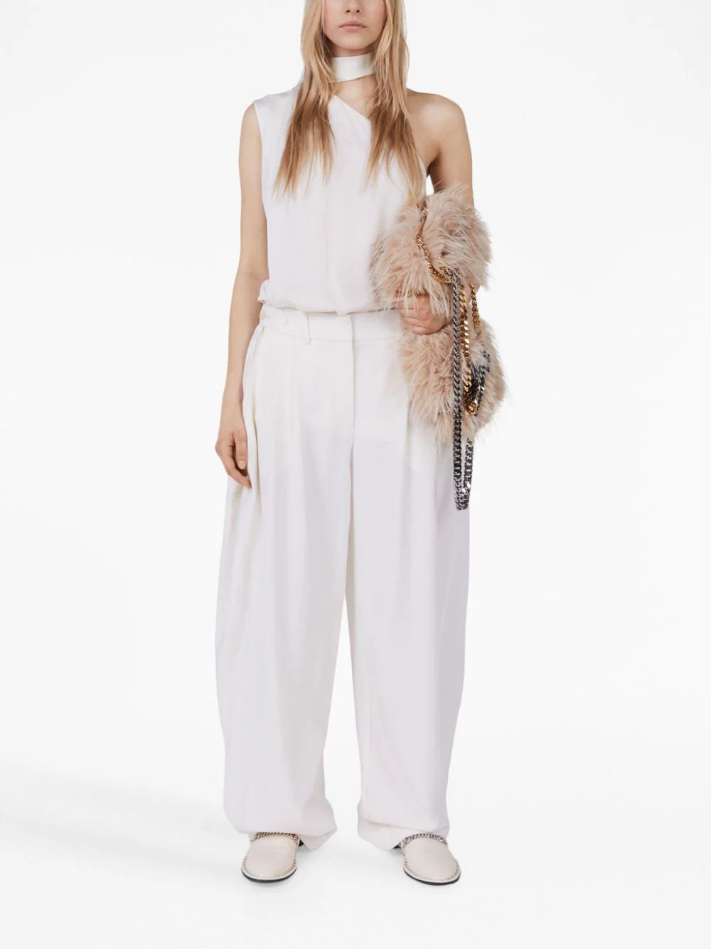 Stella McCartney one-shoulder neck-strap blouse - Image 2